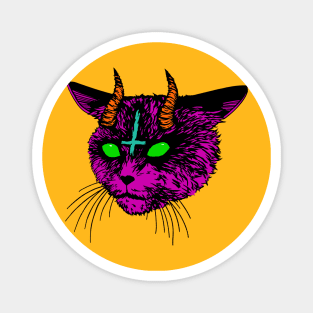 satan cat 3 Magnet